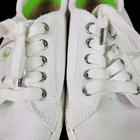 Cariuma Canvas Sneakers OCA Low Top White Cap Toe Lace Up Unisex 7.5 Women 6 Men - Picture 13 of 16